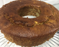 Bolo integral de banana e maçã