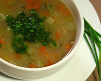 Sopa de legumes light