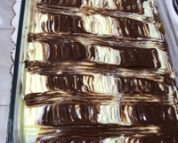 Pavê de baunilha e chocolate