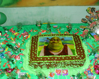 Bolo do Shrek