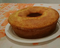 Bolo de fubá fofinho