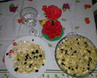 Arroz com queijo coalho