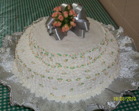 Bolo de casamento (2 andares)