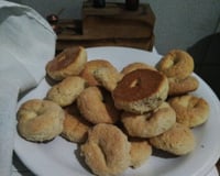 Biscoito de trigo assado