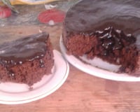 Bolo simples de chocolate