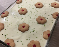 Bolo com mousse de limão