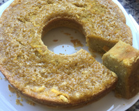 Bolo de fubá com milho