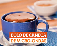 Bolo de caneca micro-ondas
