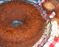 Bolo de macaxeira (aipim) caramelado