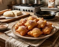Nem sonho, nem bolinho de chuva: a receita favorita do caderno da vovó é essa massinha frita polvilhada com açúcar e canela