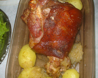 Eisbein - Joelho de porco com chucrute (Sauerkraut) - receita típica alemã