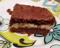 Bolo prestígio de travessa