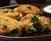 Essa receita de bolinho assado da vovó é perfeita para fazer as crianças comerem espinafre sem o amargo!