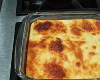 Souflé cremoso de milho e queijo