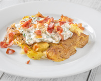 Transformei a batata cozida no melhor sanduíche que eu já comi na vida e em poucos minutos!