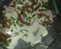 Filé mignon à milanesa com requeijão