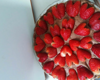 Pavê de morango com chocolate