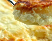 Batata cremosa ao forno