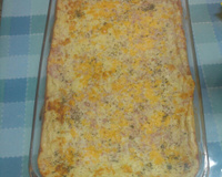 Torta de presunto e queijo
