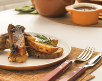 Costelinha de porco na panela de pressão