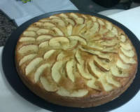 Bolo de maçã simples e rápido