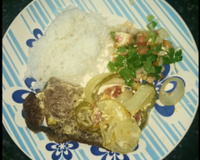 Bife ao forno com maionese