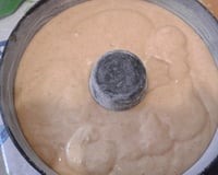 Bolo de paçoca com iogurte