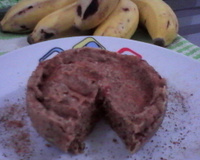 Bolo de banana e maçã de 5 minutos