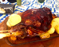 Pernil suíno inteiro (no forno convencional)