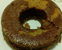 Torta de banana de liquidificador