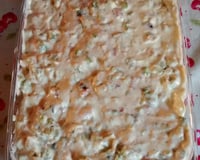 Macarrão com brócolis e creme branco