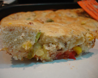 Torta da sobra (frango ensopado com legumes)