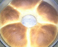 Pão caseiro simples