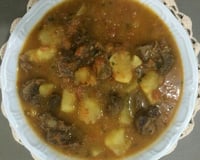 Cozido de carne com batata doce