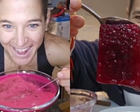 Receita viral de atleta, rica em colágeno e fácil de fazer: passo a passo da gelatina de chia de Paula Pareto