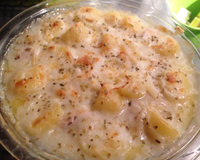 Frango cremoso com batata