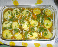 Carne ao curry com batatas e cenoura