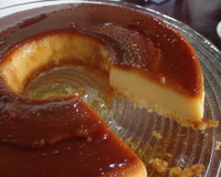 Pudim cremoso de coco