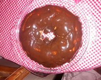 Cobertura de chocolate com creme de leite