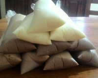 Geladinho de coco, creme de avelã e ovomaltine