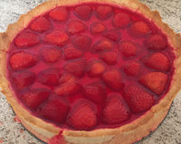 Torta gelada de morango