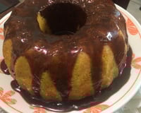 Bolo de cenoura com cobertura (fofinho)