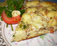 Torta -Pizza rápida de sardinha