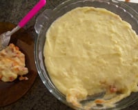 Purê de batata com linguiça