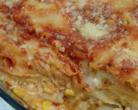 Lasanha simples de frango