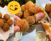 Salgadinho de festa em casa: bolinha de pizza na farinha panko é um sucesso crocante a qualquer hora!