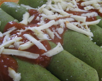 Panqueca verde nutritiva