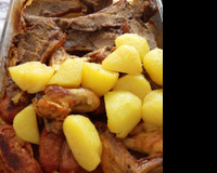 Churrasco expresso feito no forno