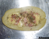 Batata recheada fácil