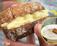 Sonho de bisnaguinha delicioso do jeitinho que a minha avó fazia: deu até saudade da minha infância